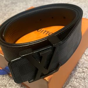 Louis Vuitton Damier Belt (black/gray)